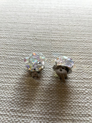 Vintage  aurora borealis clip on earrings