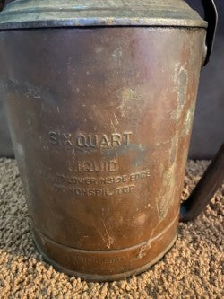 Vintage Swingspout 6 quart oil can