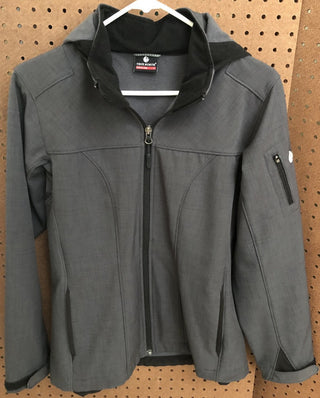 Large Grey Zip-Up Hoodie Jacket MTS