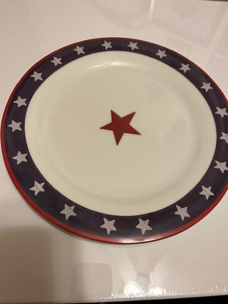 #974 Patriotic Dinner Plate