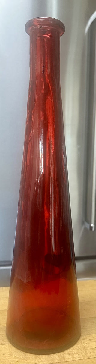 Fabulous Italian Vintage Empoli Red Genie Bottle RSV|78277