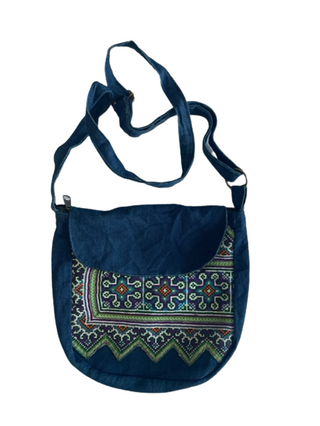 Hemp Over The Shoulder Cross-stitch Bag|112398