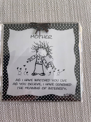 Mother black-and-white mag