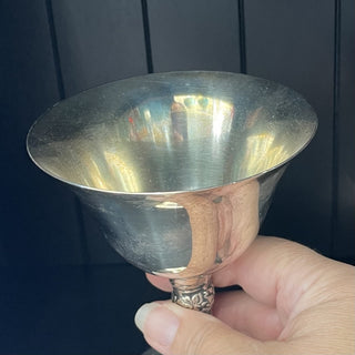 Spanish Silver Plate Wine Goblet RSV|80251