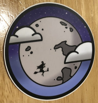 Night Sky Moon Sticker MTS