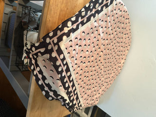 Scarf 34x34 Pink Black Dots  MTS|83859
