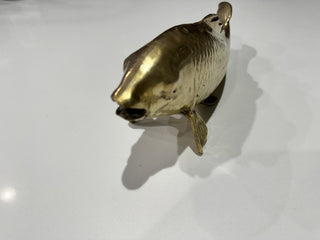 Vintage Solid Brass Koi Fish MTS|116069