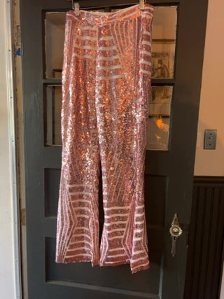 NWOT womens glitter wide leg palazzo SIze XL