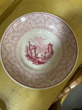 12F Pink Pantheon R&M Bowl & Saucer MTS|70816