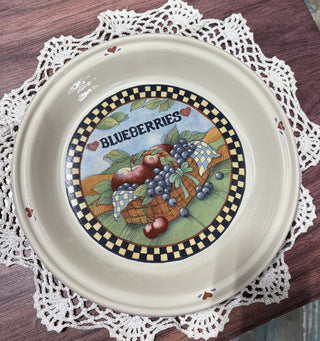 Blueberries Pie Plate|87381