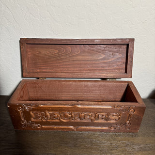 Vintage Wooden Recipe Box MTS|81684
