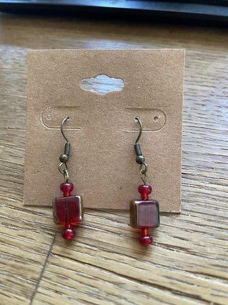 Earrings Red RSV|69957