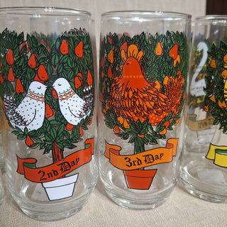 Vintage Pepsi 12 Days of Christmas Glassware Set RCD|125695