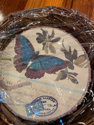 Mud Pie Butterfly Coasters (set 12) ~MTS|102380