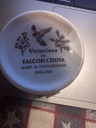 Victorian Falcon China Chrysanthemum Flower Floral England Trinket #62 VV MTS|114993