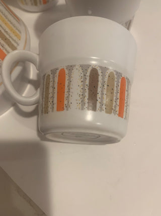 MCM Noritake Tea pot & 6 cups MadiGras MTS|135030