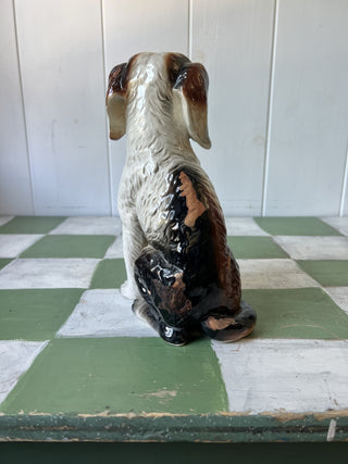 Vintage MCM Ceramic Dog Figurine F&M|88131