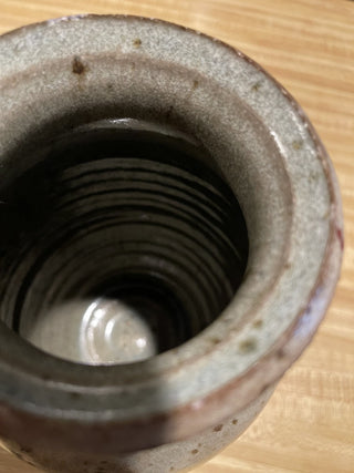 9.5" Studio Art Pottery Stoneware Vase, Speckled--SP MTS
