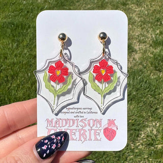 Floral Window Earrings MTS|60471