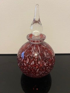 #2623 Speckled Glass Art Perfume Bottle RSV