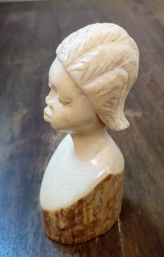 MW Ivory Carved Woman MTS|90641