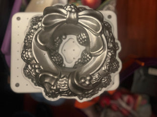 Mj94-Nordic Ware Holiday Wreath Bundt Pan -MTS|137362