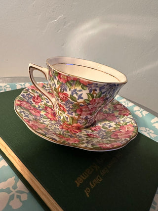 Vintage Teacup Rosina Garden MTS|115386
