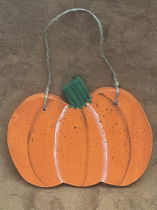 Hanging Handmade Wooden Pumpkin Decor RSV|109943