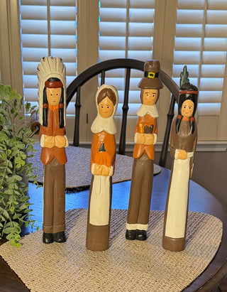 Set Thanksgiving Pilgrims/Indians RSV|122199