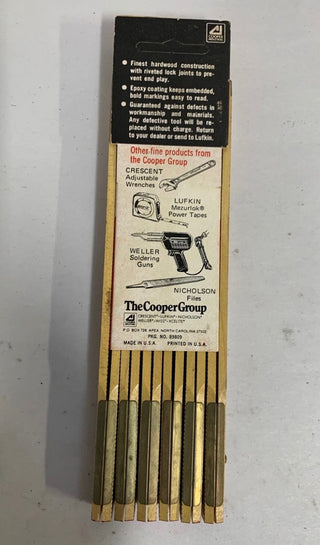 New Vtg. Lufkin Folding Ruler-RSV