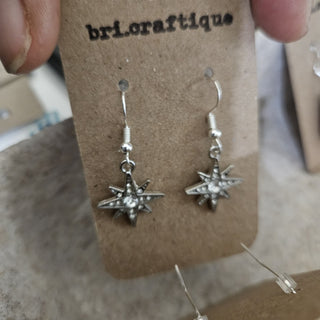 bri.craftique - Rhinestone Star Earrings (BRI) - MTS|128926