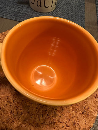 Starbucks 2004 Yellow 12oz Geometric Mug MTS