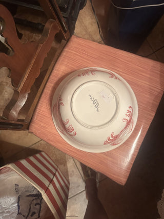 Sketch Red Crab Maxcera approx, 11.5" X 5.25" Serving Bowl Ocean Sea Beach #63 VV MTS|111694