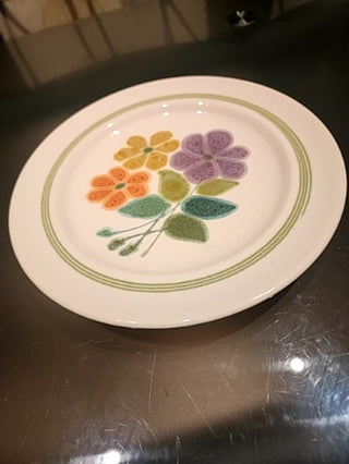 1970s Salad Plate Franciscan Floral