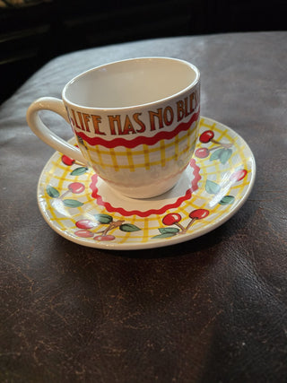 Mary Engelbreit Friend Cup & Saucer -LL RCD