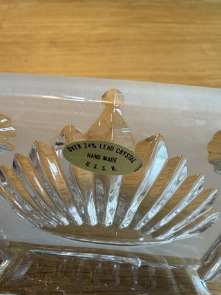 USSR 24% Lead Crystal Bowl