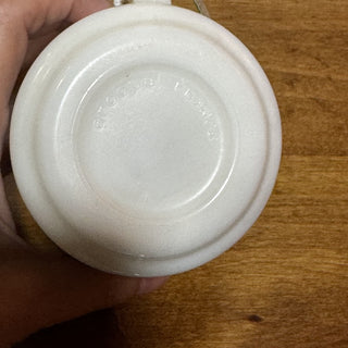 Vintage Arcopal France Milk Glass Bird Mug RCD|120447