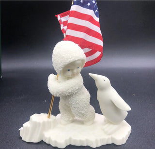 Snowbabies "It's a Grand Old Flag" original box #62 MTS VV|95105