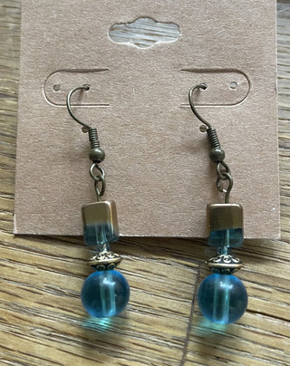 Earrings Light Blue RSV|70143