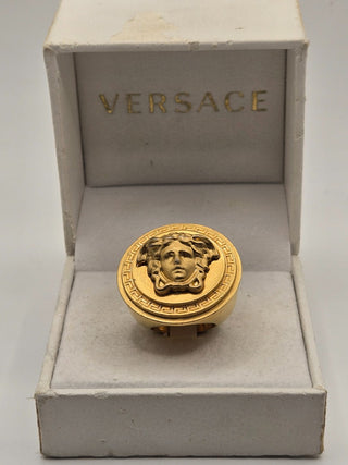 Versace ring, vintage, size 7, w box, RSV|110865