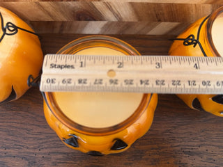 HANDMADE CANDLE UPCYCLE JACK-O-LATERN SCENT TOASTED PUMPKIN|107271