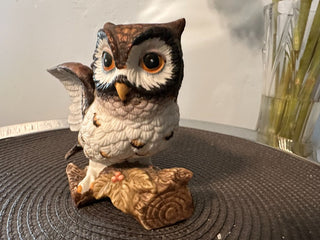 Owl Bisque Bright Yellow Eyes MTS|89877