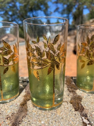 SET OF 4 vintage Culver Starlyte Highball/Tumbler Glasses