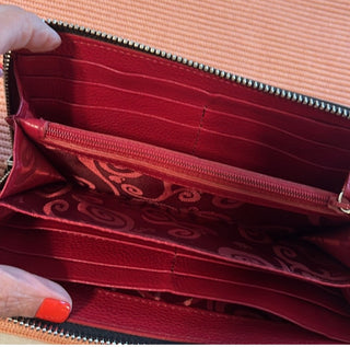 Brighton Fashionista Zip around wallet colorful embroidery #62 VV MTS|104470