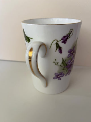 Spode Victorian Violets Bone China Mug