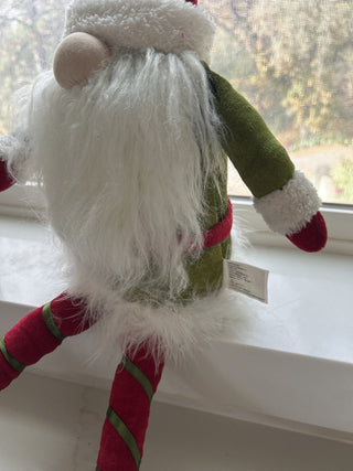 Sitting Plush Gnome Christmas Figure-RSV|126849