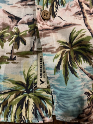 Men's Medium American Eagle Outfitters Hawaiian Shirt RCD