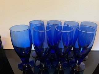 #2042 Cobalt Blue Water Glass 8-Set  RSV|79928