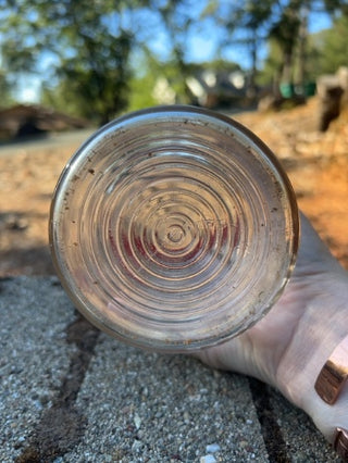 7.5” Vintage Ball Eclipse Wide Mouth Jar with glass lid and wire closure