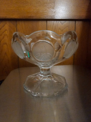 Avon Coin Glass Ice Cream Glass